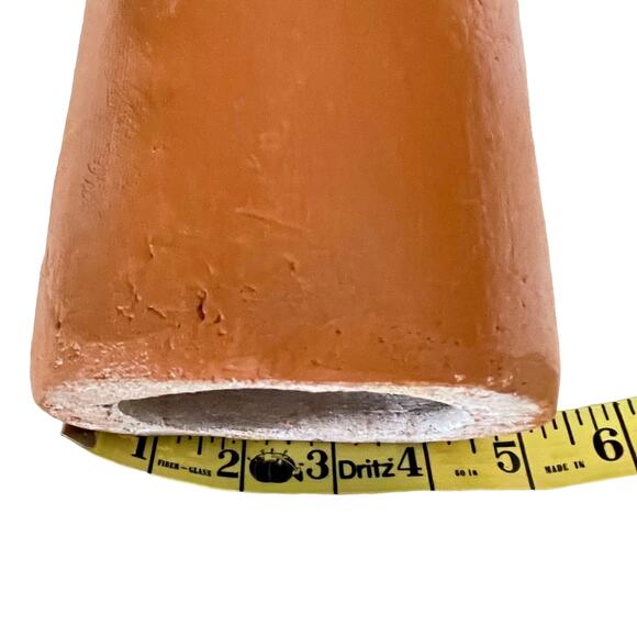 Handcrafted Terracotta Female Figurine Ancient Style Home Décor Statue - Picture 9 of 10